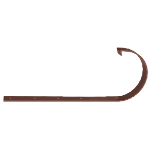 Кронштейн желоба металлический 300мм Шоколад