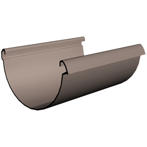 Водосточный желоб 3м Шоколад LUX