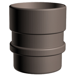 Муфта соединительная Шоколад LUX