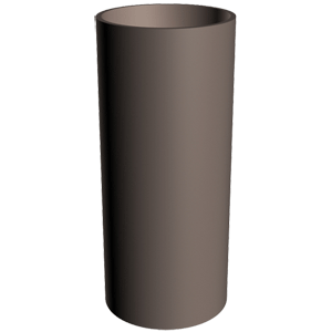 Водосточная труба 3м Шоколад LUX