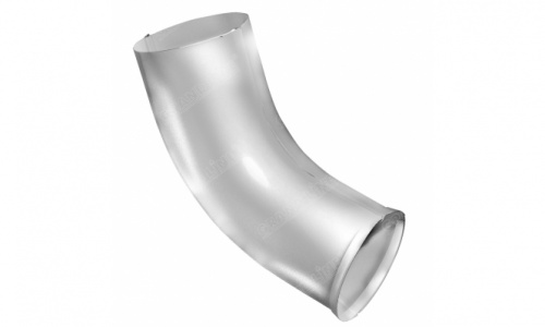 Колено стока 90мм RAL 9003 GL