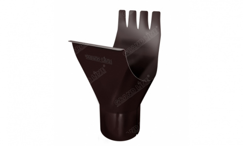 Воронка 125/90мм RAL 8017 GL