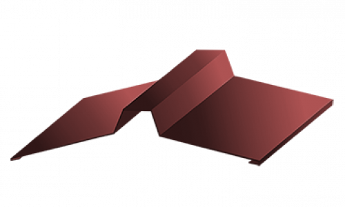 Планка конька плоского 150х150х2000 ПЭ RAL 3005