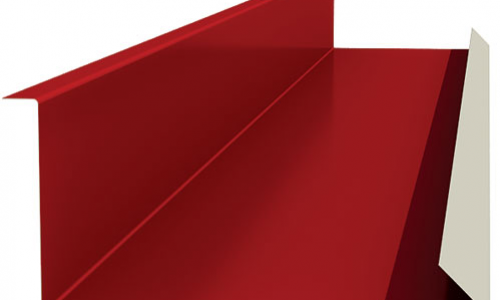 Планка примыкания нижняя 250х122х2000 ПЭ RAL 3005