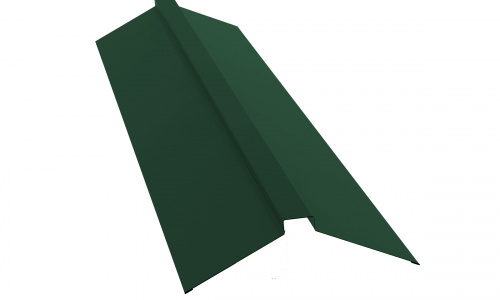 Планка конька плоского 120х120х2000 ПЭ RAL 6005