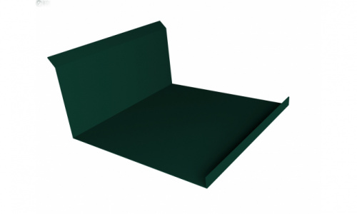 Планка примыкания нижняя 250х122х2000 ПЭ RAL 6005