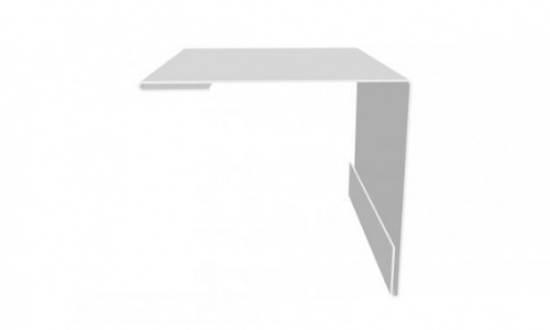 Планка угла наружного 50х50х2000 ПЭ RAL 9003