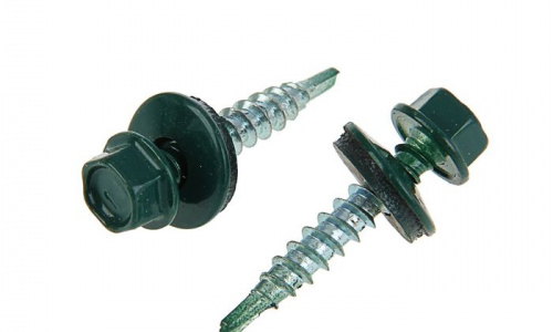 Саморез кровельный 4,8х(28-38) RAL 6005