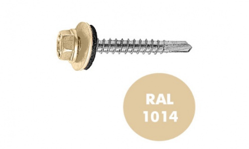 Саморез кровельный 4,8х(51-80) RAL 1014