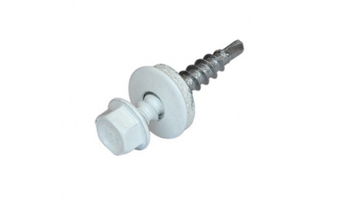 Саморез кровельный 4,8х(51-80) RAL 9003