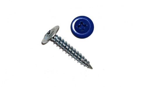 Саморез ПШ 4,2х19 мм RAL 5002 острый