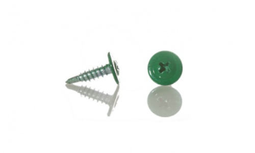 Саморез ПШ 4,2х19 мм RAL 6029 сверло