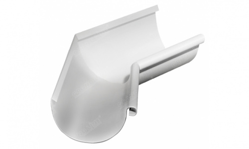 Угол желоба внутренний 135 гр 125мм RAL 9003 GL