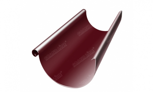 Желоб полукруглый 125мм 3м RAL 3005 GL