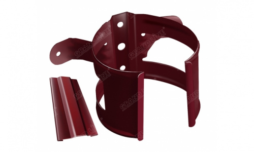 Кронштейн трубы на дерево 90мм RAL 3005 GL