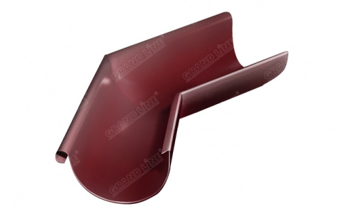 Угол желоба внешний 135гр 125мм RAL 3005 GL