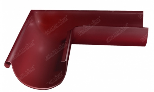 Угол желоба внешний 90гр 125мм RAL 3005 GL