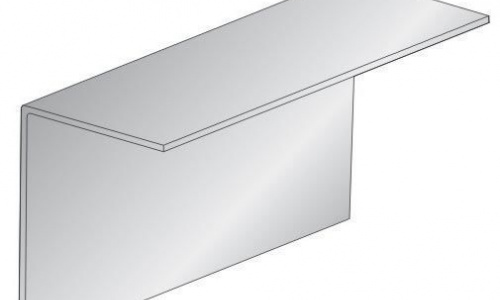 Крепежный профиль Г–образный 40х40х3000  0,9мм