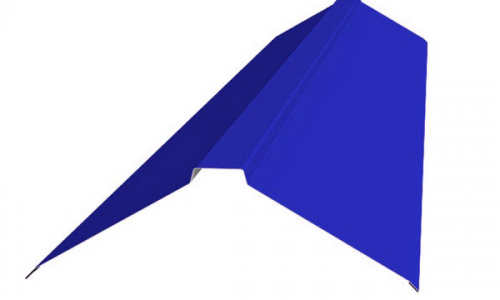 Планка конька плоского 120х120х2000 ПЭ RAL 5002