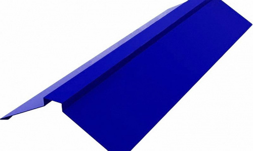 Планка конька плоского 150х150х2000 ПЭ RAL 5002