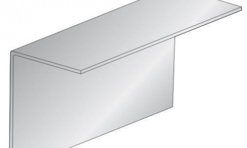 Крепежный профиль Г–образный 60х44х3000 (ОЦ-01-БЦ-0,9)