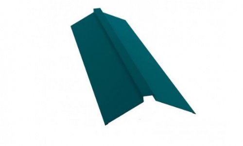 Планка конька плоского 120х120х2000 ПЭ RAL 5021