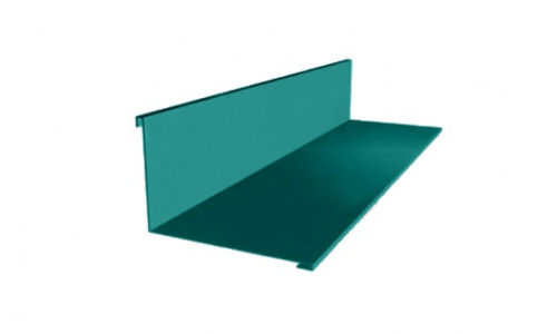 Планка примыкания верхняя 250х147х2000 ПЭ RAL 5021