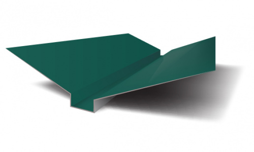 Планка ендовы верхняя 76х76х2000 ПЭ RAL 5021