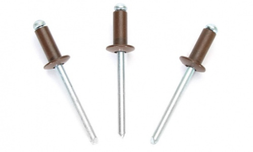 Заклёпка 4,0х10 мм ал/ст RAL8017