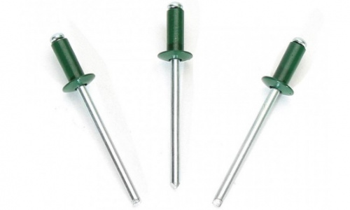 Заклёпка 4,0х10 мм ал/ст RAL6005