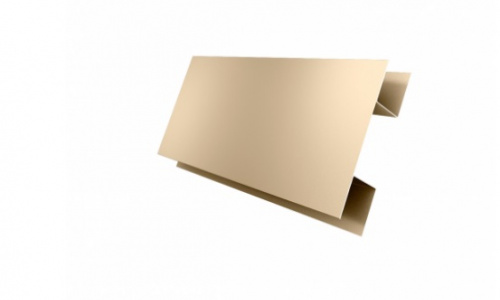 Планка стыковочная сложная 75х2000 ПЭ RAL 1015