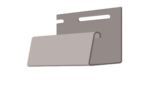 Фасадный J-профиль Дымчатый