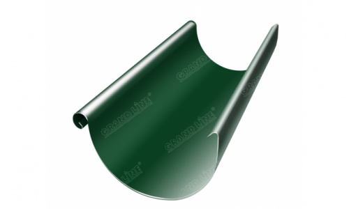 Желоб полукруглый 125мм 3м RAL 6005 GL