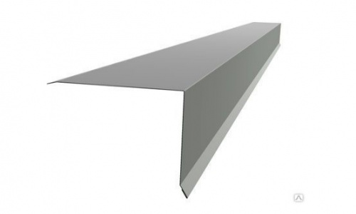 Планка торцевая 90х115х2000 ПЭ RAL 7004