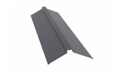 Планка конька плоского 120х120х2000 ПЭ RAL 7004