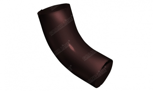 Колено трубы 60град 100мм RAL 8017 GL