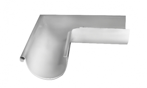 Угол желоба внешний 90гр 150мм RAL 9003 GL