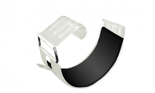 Соединитель желоба 150мм RAL 9003 GL