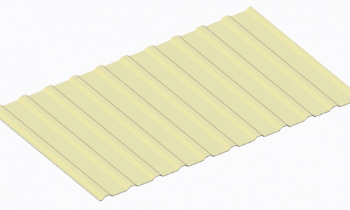 Профлист С10-0.5 ПЭ RAL 1015