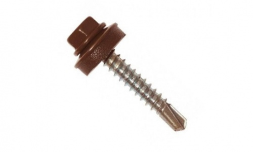 Саморез 5,5х19 RAL 8017