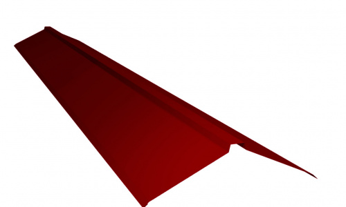 Планка конька плоского 120х120х2000 ПЭ RAL 3005