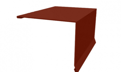 Планка торцевая 90х115 ПЭ RAL 8004