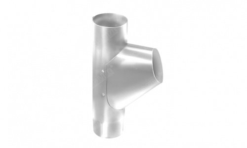 Тройник трубы 100мм RAL 9003 GL