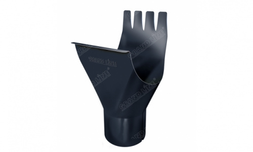 Воронка 125/90мм RAL 7024 GL