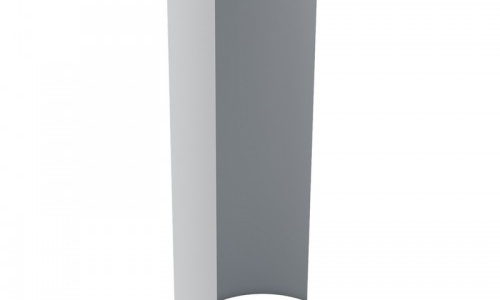 ПВХ металл серый 1х2м