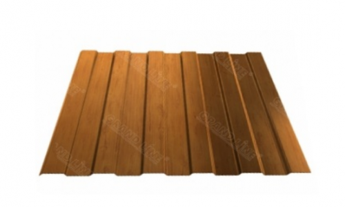 Профлист С8-0.45 Принтек Св. бревно