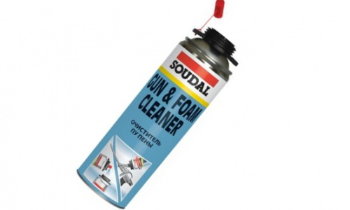 Очиститель SOUDAL для удаления полиуретановой пены 500мл