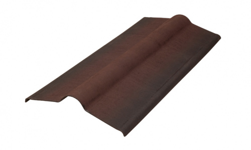Конек черепица Ондулин коричневый