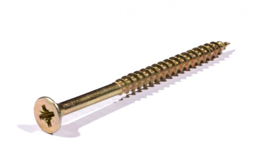 Шуруп универсальный 5,0*80 жёлтый цинк