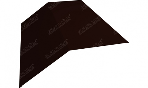 Планка конька плоского 0,5 twincolor RR 32 150х40х150